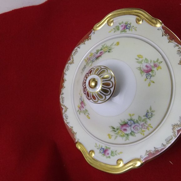 Meito Made in Japan covered sugar bowl. trinket - Picture 2 of 13